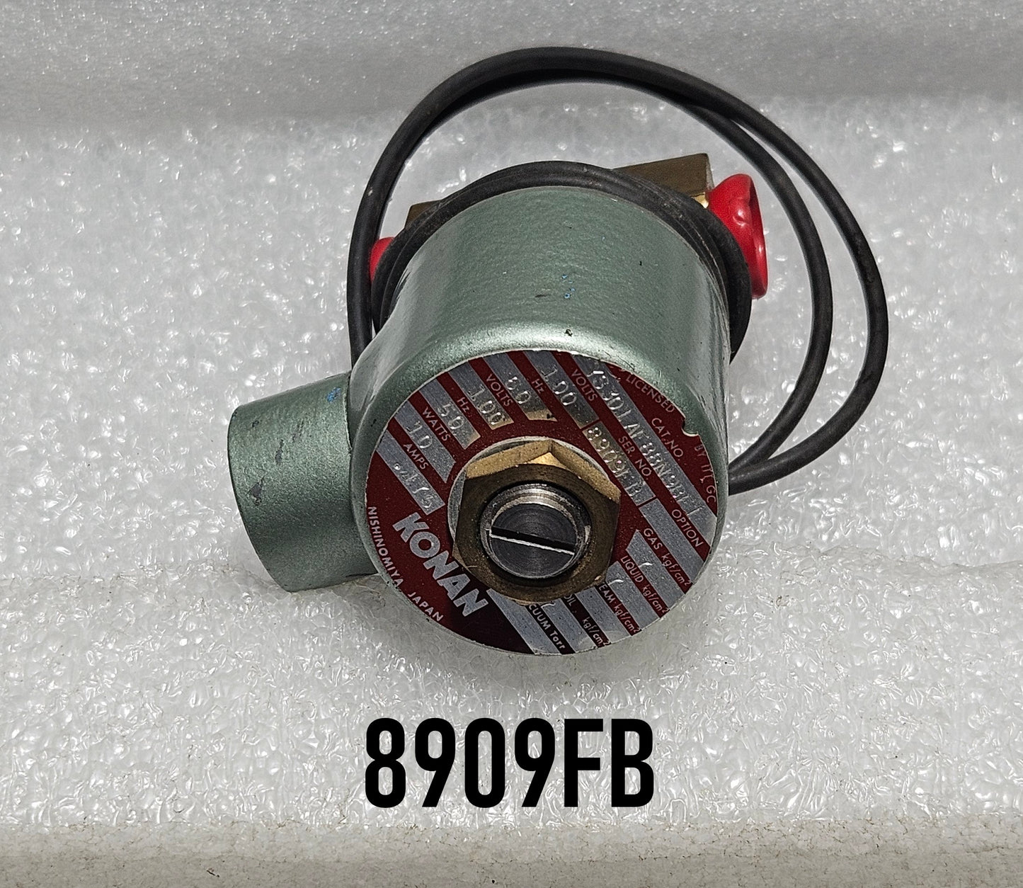 KONAN SOLENOID VALVE S/N 8909FB