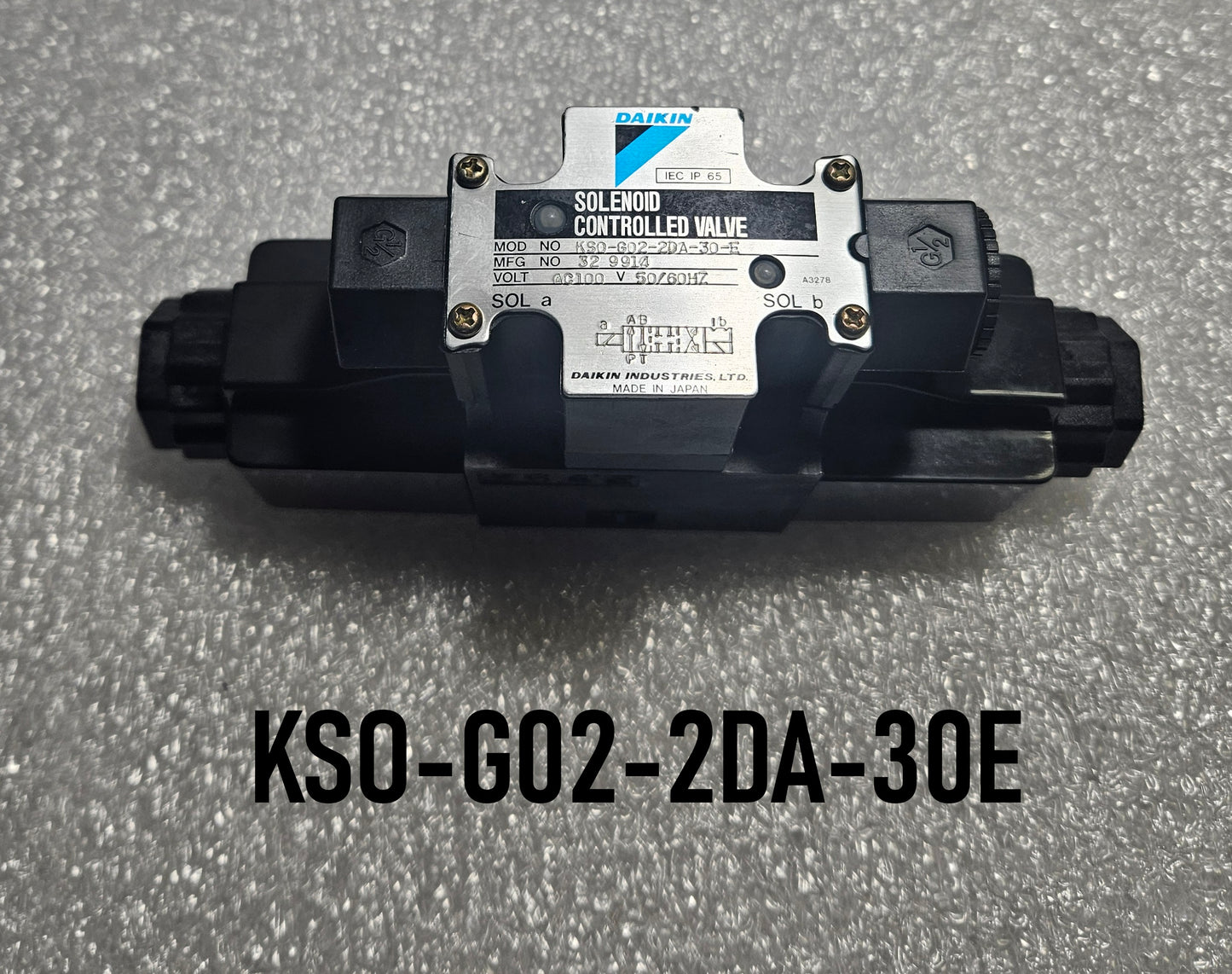 HYDRAULIC SOLENOID VALVE