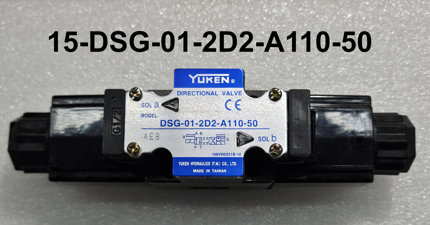 YUKEN HYDRAULIC SOLENOID DIRECTIONAL VALVE