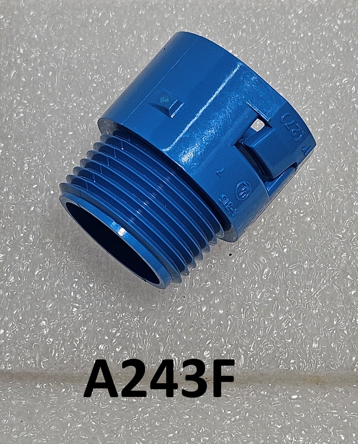 BLUE PLASTIC CONNECTOR