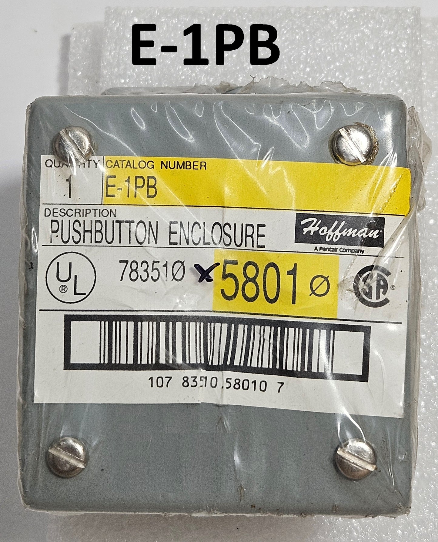 PUSH BUTTON ENCLOSURE