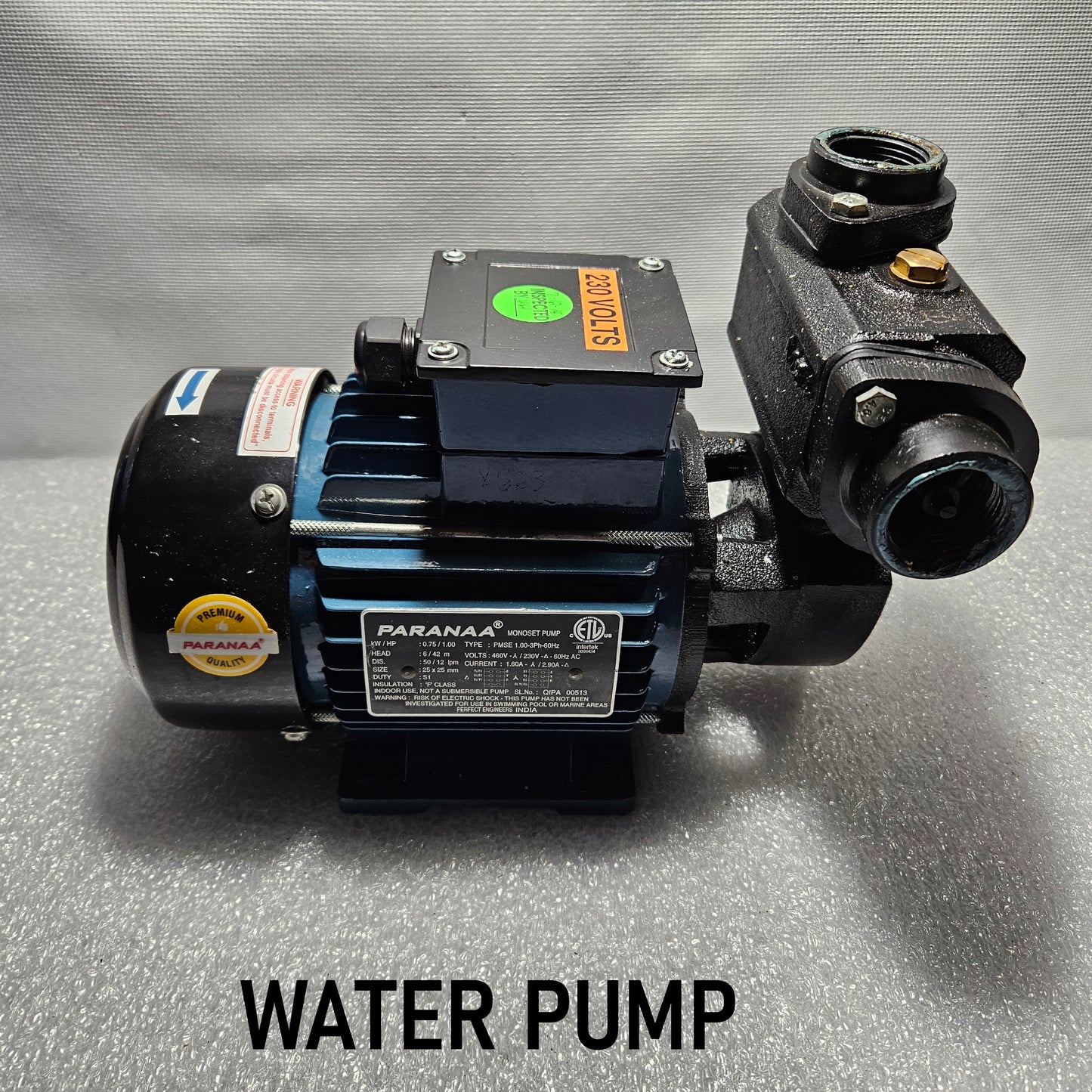 CHIPBLASTER WATER PUMP